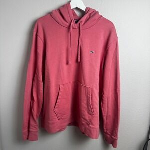 Vineyard Vines Garment Dyed Fleece Hoodie XL Regular Pink Whale Logo 1K002479